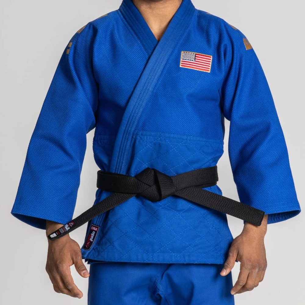 Fuji Euro Comp Judo Gi - USA Judo NWT blue